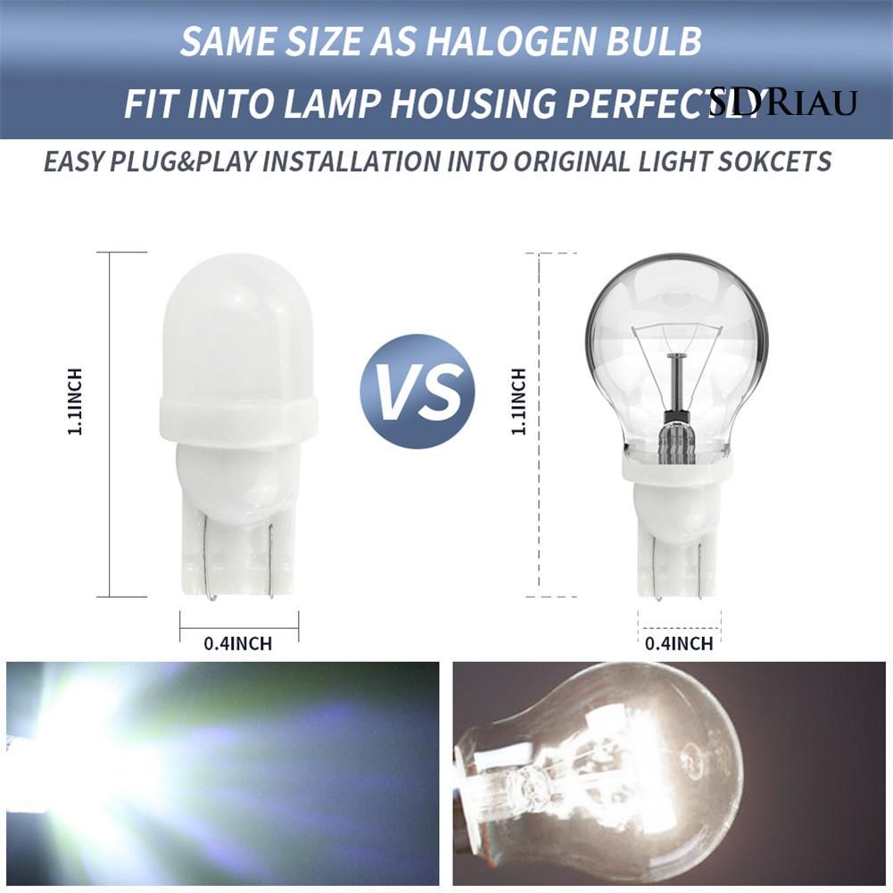 10 Bóng Đèn Led T10-2Smd Siêu Sáng Cho Xe Hơi
