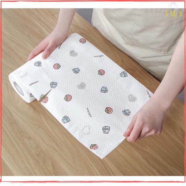 GIấy Lau 50 Tờ Lau Thấm Đa Năng, Siêu Thấm, Siêu Sạch, Dễ Lau Chùi Vô Cùng