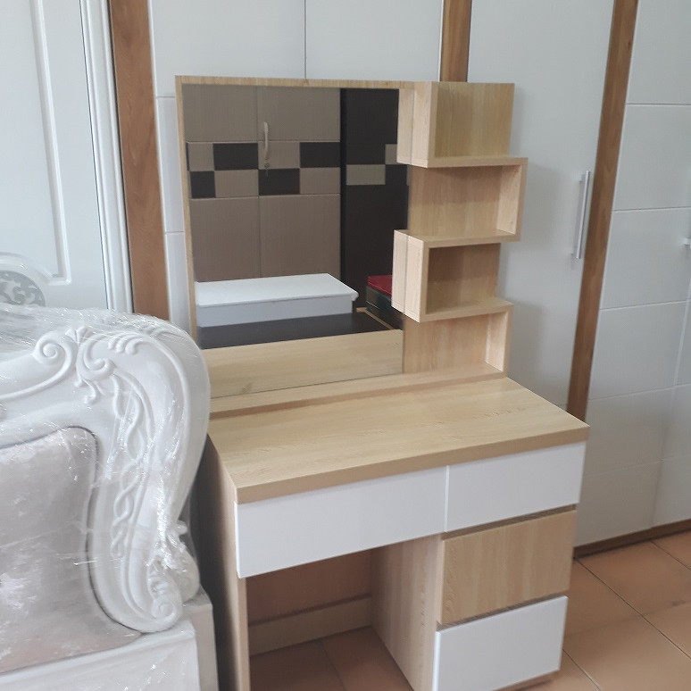 BÀN PHẤN GỖ MDF PHỦ MELAMINE VÂN LIM