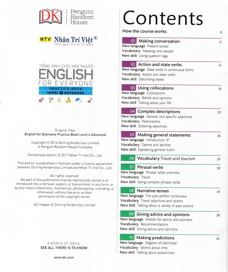 English For Everyone 4 (Bài Tập)
