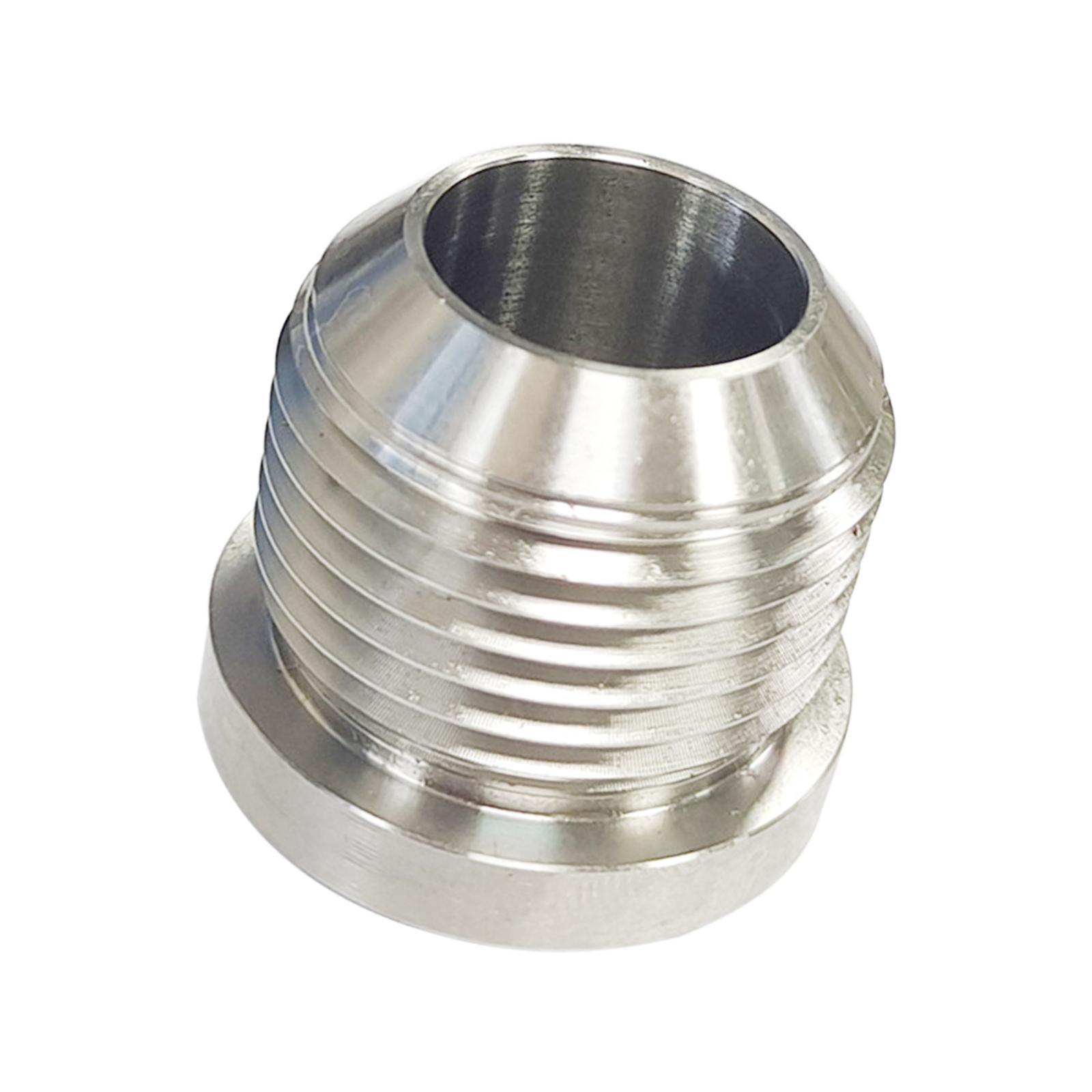 Stainless Steel Male Weld on Fitting Male Billet Assembly Durable Easy Installation Spare Parts Replacement Water Fuel Oil Tank Hose Adapter