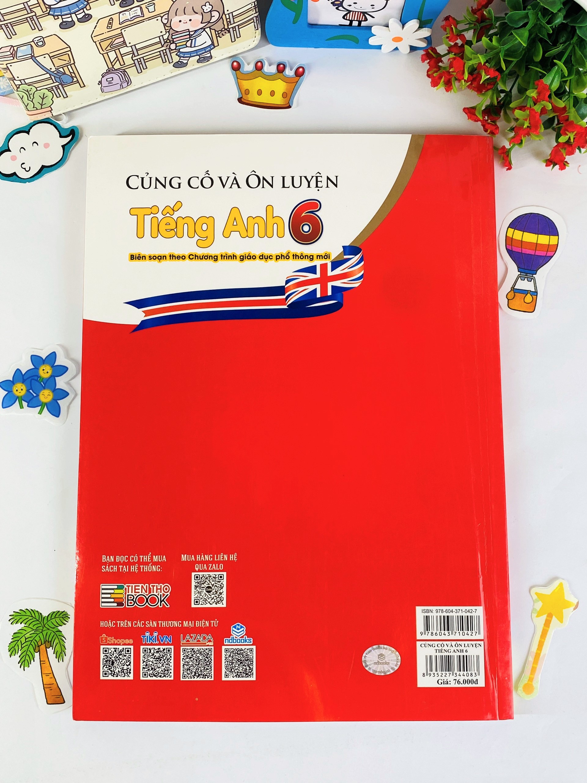 Sách Củng cố và ôn luyện Tiếng anh 6 - ndbooks