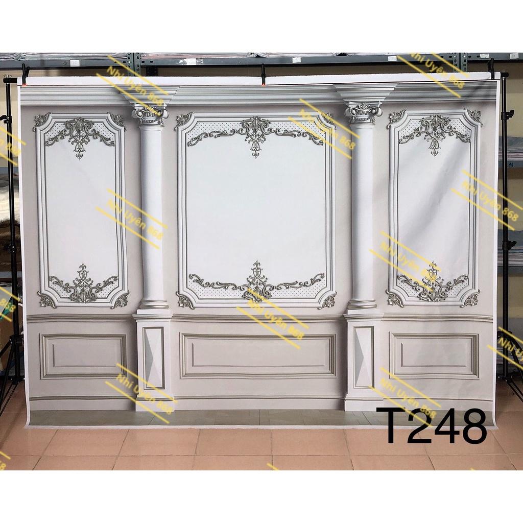 Tranh vải decor / Thảm vải treo tường / Thảm vải chụp ảnh chủ đề Livestream cảnh nội thất