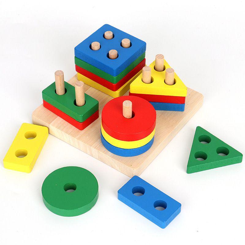 đồ chơi phát triển trí tuệ xếp hình, thả khối cho bé nhiều mẫu