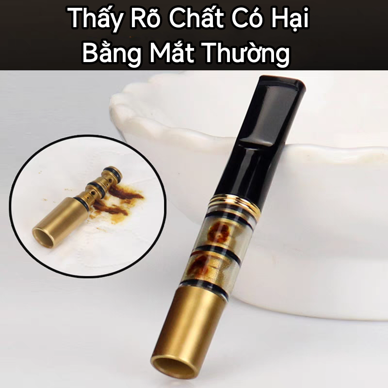 Bộ Đầu Lọc Thuốc  L.á Công Nghệ Kép Nhật  Bản, Đầu Lọc Đa Năng Dùng Chung Cho Tất Cả Size Lớn &amp; Vừa &amp; Nhỏ. Sử Dụng Nhiều Lần Có Hộp Đựng Cực Hot
