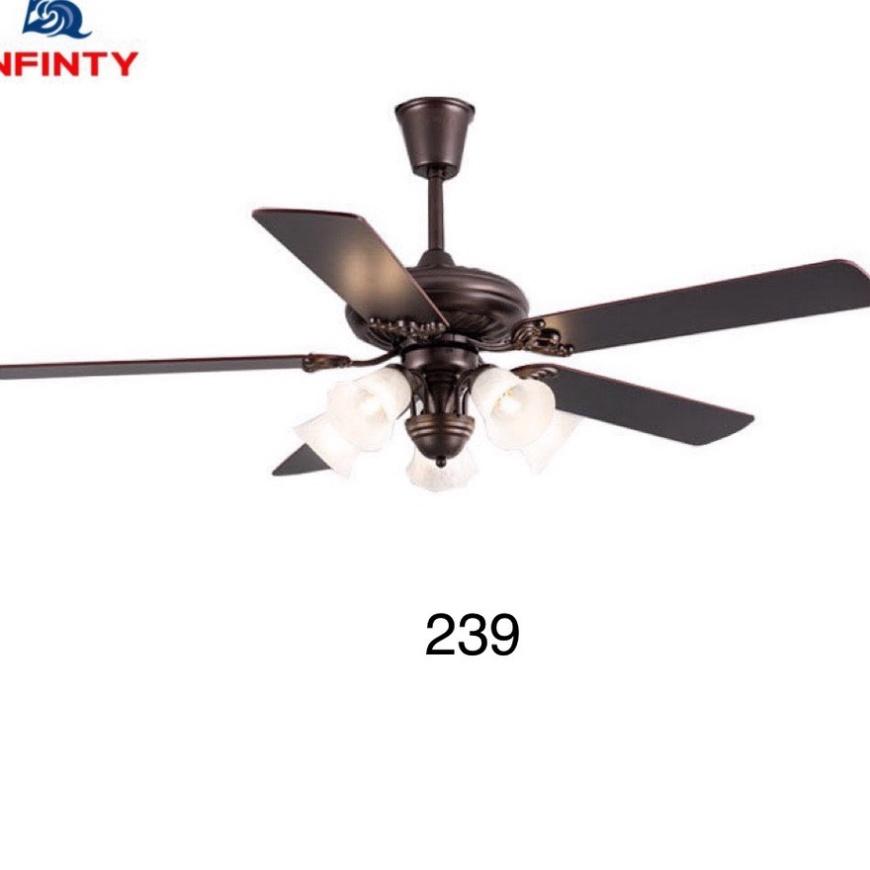 Quạt Trần Cánh Gỗ Nhập Khẩu 239, Quạt Trần Điều Khiển Từ Xa, Động Cơ AC