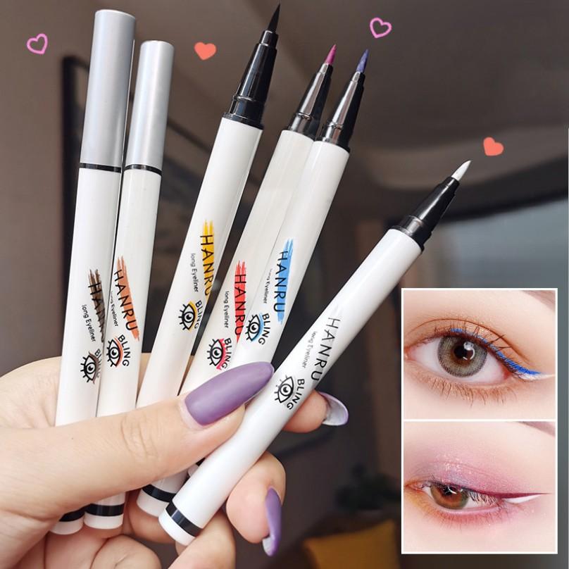 Bút kẻ mắt nước nhiều màu lâu trôi, không lem Hanru Long Eyeliner 1.5g