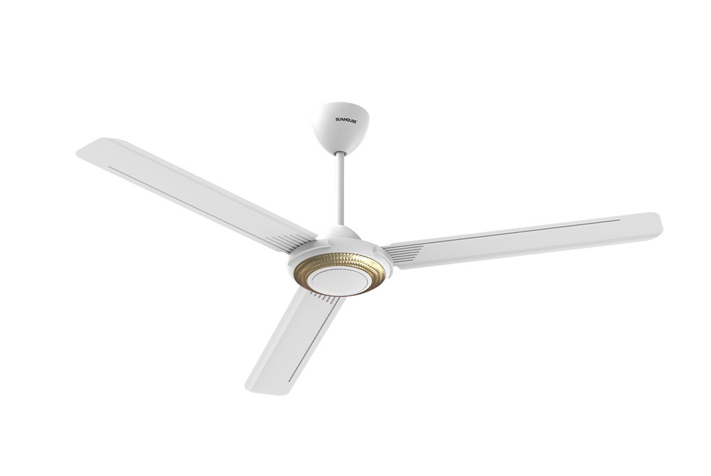 Quạt trần Sunhouse 3 cánh  SHD-7657 SHD-7658, công suất 75W, sải cánh 1,4 mét, 5 cấp độ gió, vận hành êm ái, Hàng chính hãng