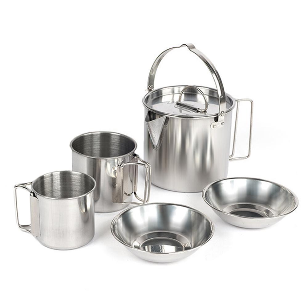 Ấm đun nước bằng thép không gỉ ngoài trời