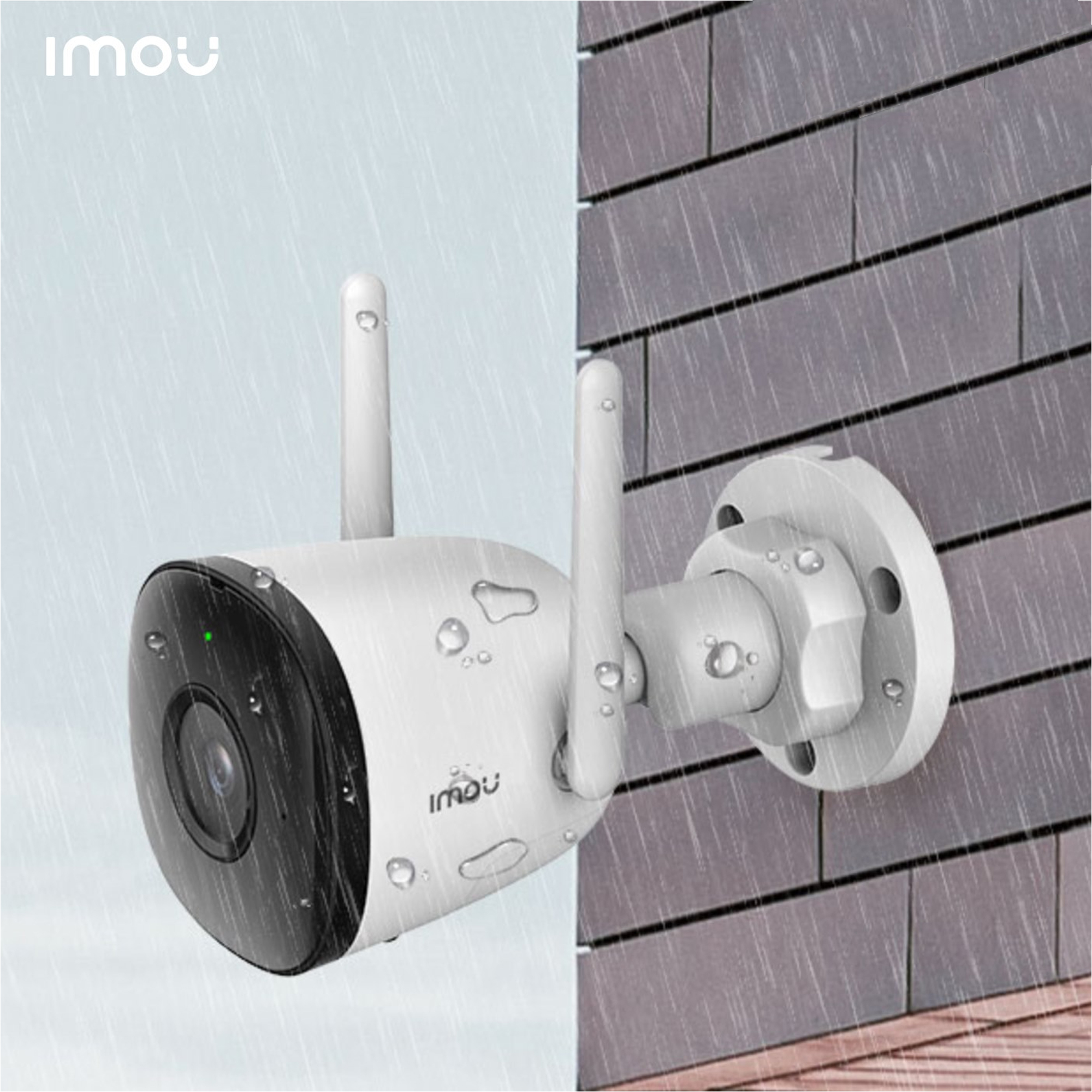 Camera không dây IMOU IPC-F22P 2.0Megapixels Full HD 1080P, 2 Anten, Chống nước IP67, hỗ trợ P2P, chuẩn tương thích ONVIF, góc nhìn rộng, tích hợp mic và loa