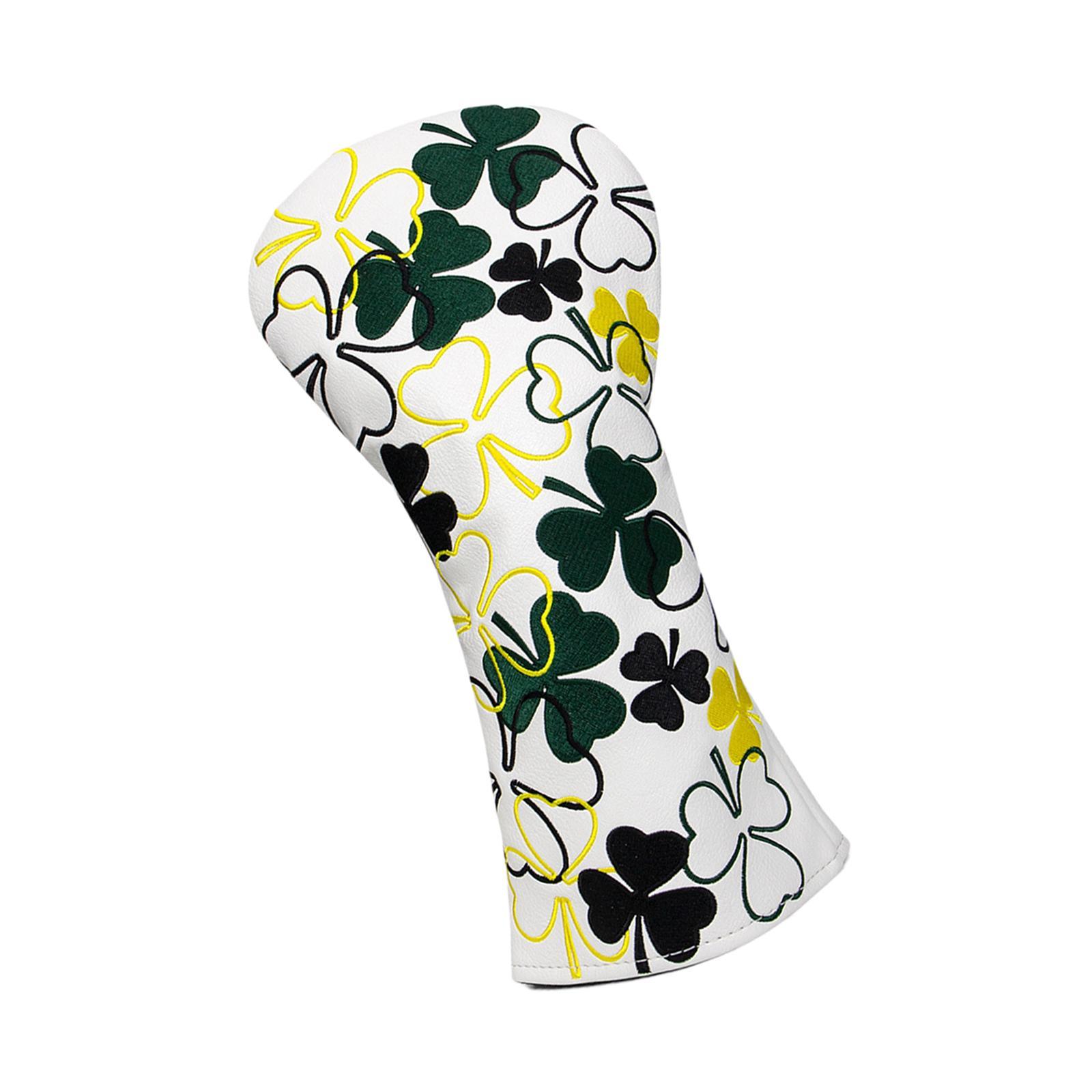 Golf Club Head Cover Golf Wood Covers Club Protection PU Leather with Tags