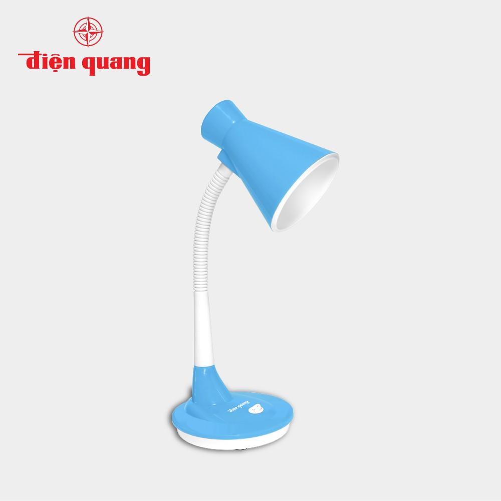 Đèn bàn Điện Quang ĐQ DKL08 BW (kiểu chóa nhựa, bóng warmwhite)