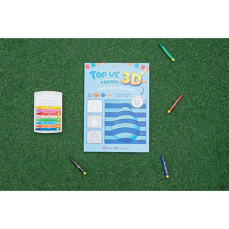 Sách Tập vẽ tranh 3D, khơi nguồn sáng tạo
