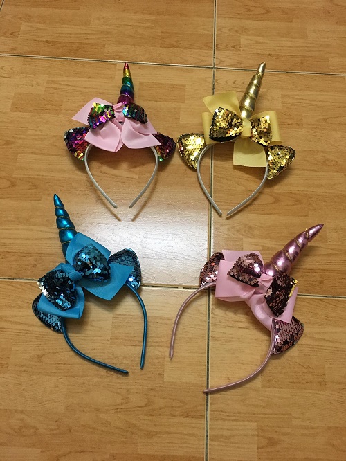 Băng đô bé gái Unicorn siêu xinh đa dạng các kiểu