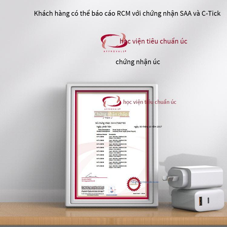 Đầu sạc nhanh đa cổng 65W GaN theo tiêu chuẩn Úc được chứng nhận SAA kiểu mới nhất phù hợp với sạc máy tính xách tay thinkpadX1