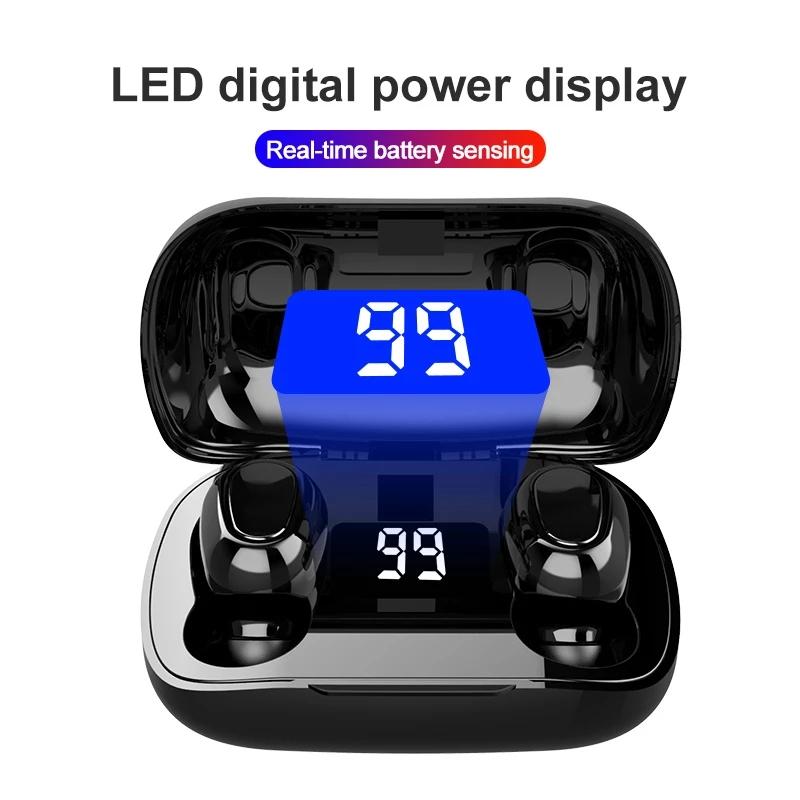 L21 Pro TWS Bluetooth Tai Nghe Không Dây Chống Nước Stereo-Tai Thể Thao Tai Nghe Cho Iphone Oppo Huawei Xiaomi Nhạc Tai Nghe Nhét Tai