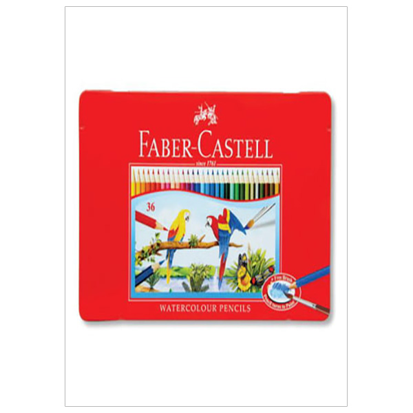 Faber-Castell-Chì Màu Rl Ws Parrot-36 Màu Dài (Hộp Thiếc)