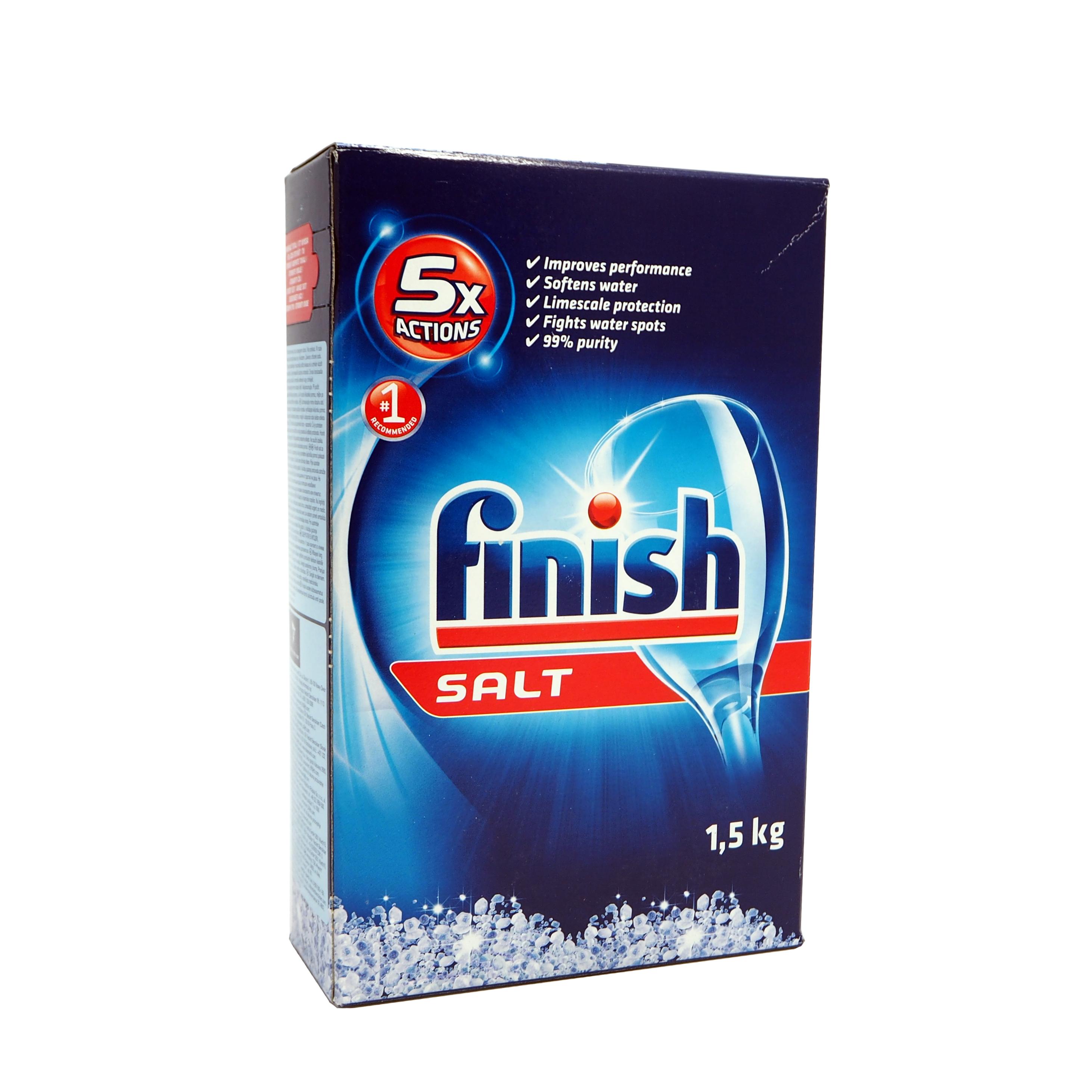 Muối rửa chén Finish Dishwasher Salt 1,5kg PTT017383