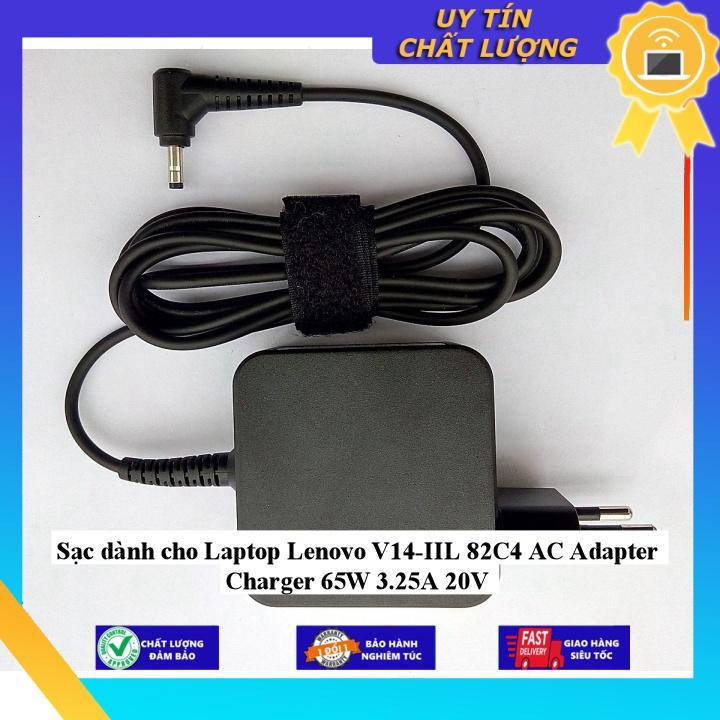 Sạc dùng cho Laptop Lenovo V14-IIL 82C4 AC Adapter Charger 65W 3.25A 20V - Hàng Nhập Khẩu New Seal