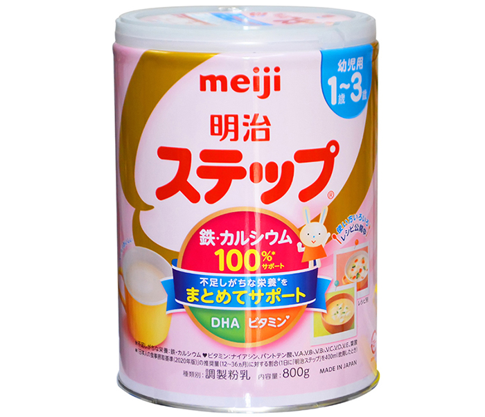 Sữa Bột Dinh Dưỡng Meiji Dành Cho Bé Từ 1-3 Tuổi (Dạng lon 820g)