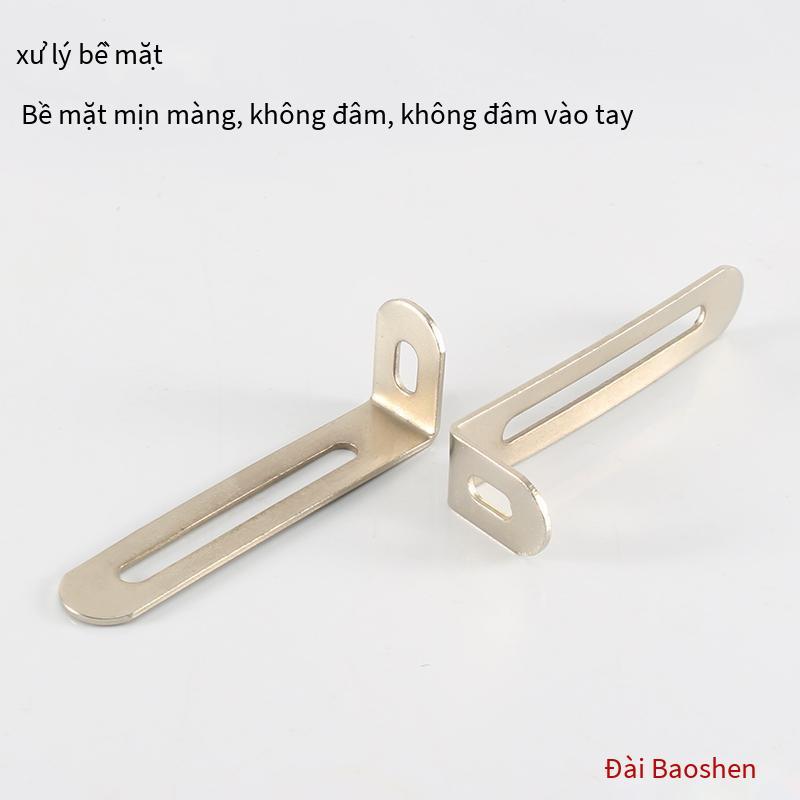 Khuyến mại gia cố điều chỉnh mã góc hoạt động 90 độ giá đỡ hình chữ L sắt mảnh phụ kiện nội thất kết nối mảnh chia hỗ trợ laminate hình tam giác