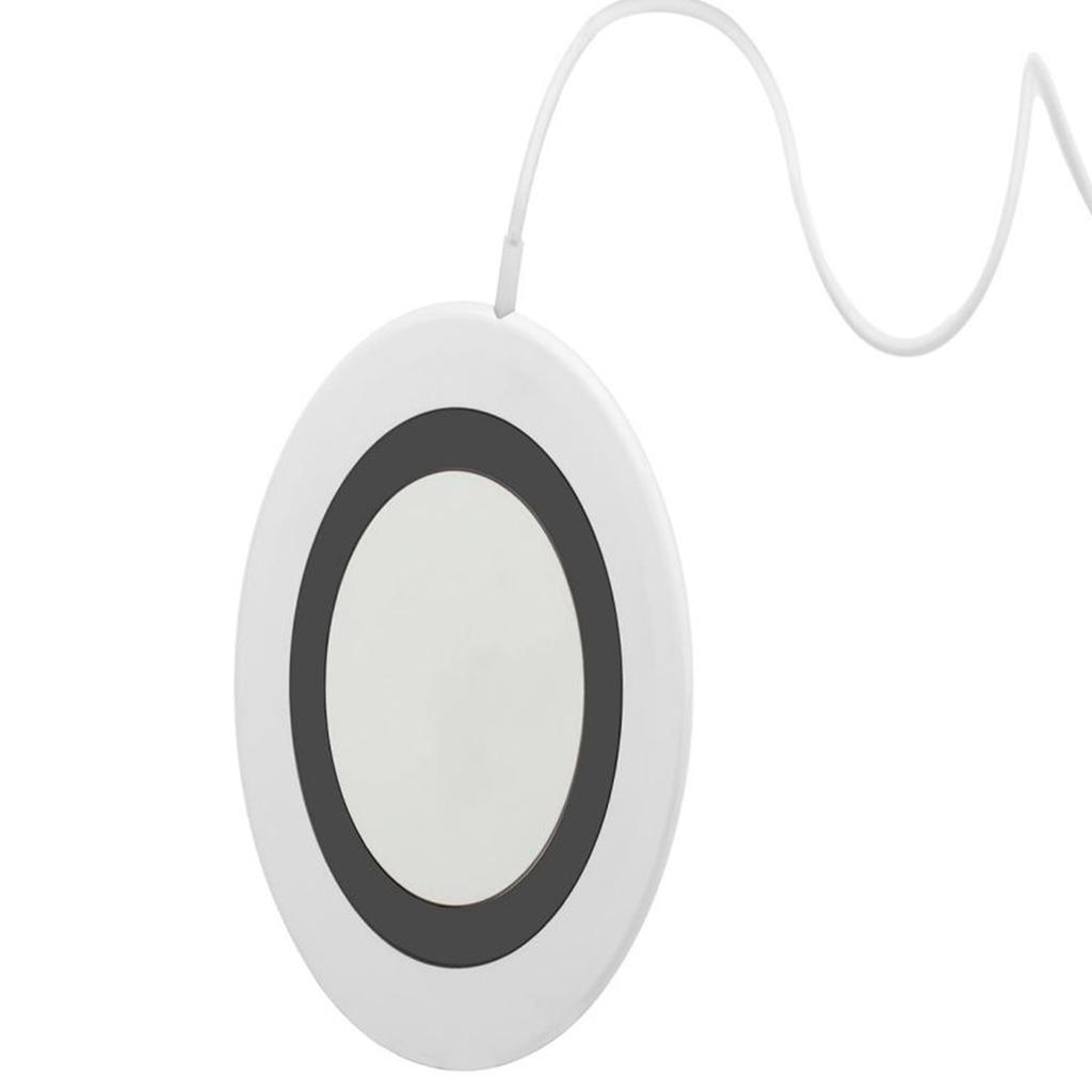 Wireless Fast Charging Charger Dock Holder Pad for for iPhone8/ white