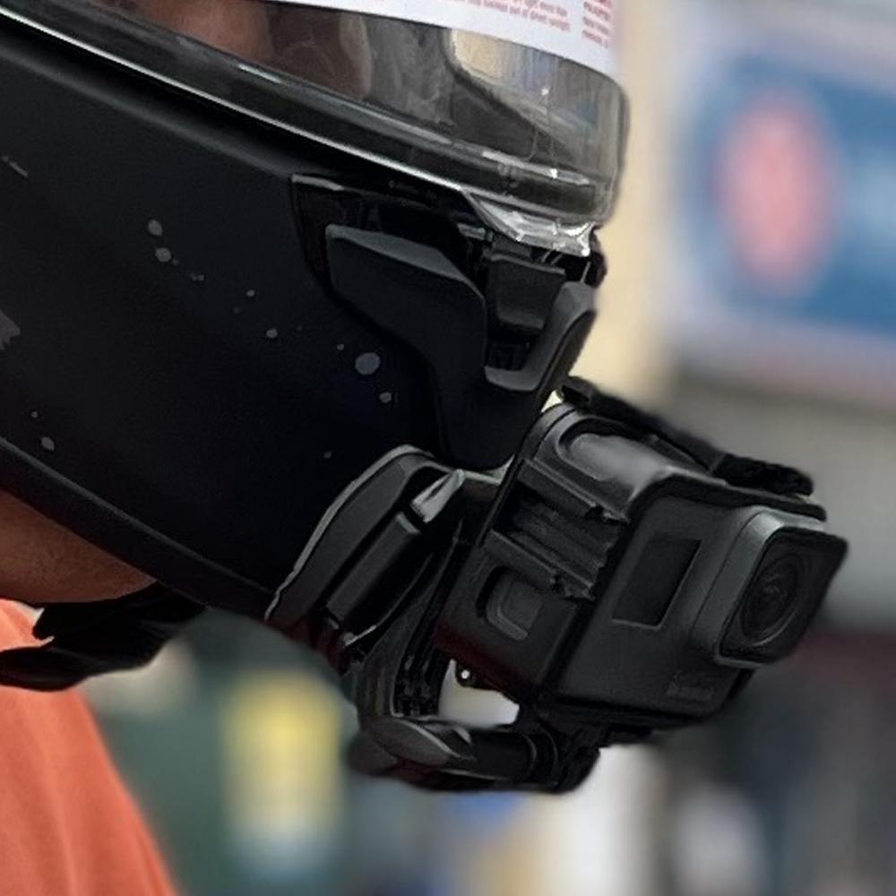 Tuyu Mũ bảo hiểm xe máy tùy chỉnh cho Shoei AGV ARAI HJC Mũ bảo hiểm cho GoPro Max Hero10 Insta360 One RS DJI Camera Phụ kiện