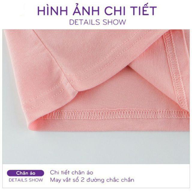 Áo thun bé gái áo cộc tay cho bé chất cotton in hình trái cây dễ thương