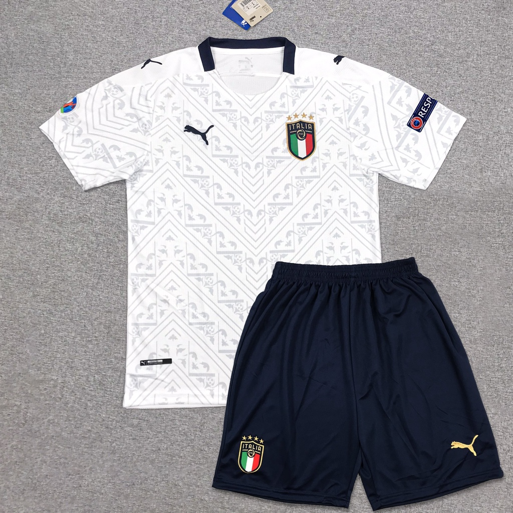 Quần Áo Bóng Đá Tuyển Italia + Có In tên số sau áo, Bộ quần áo bóng đá tuyển Ý đủ mẫu mới nhất