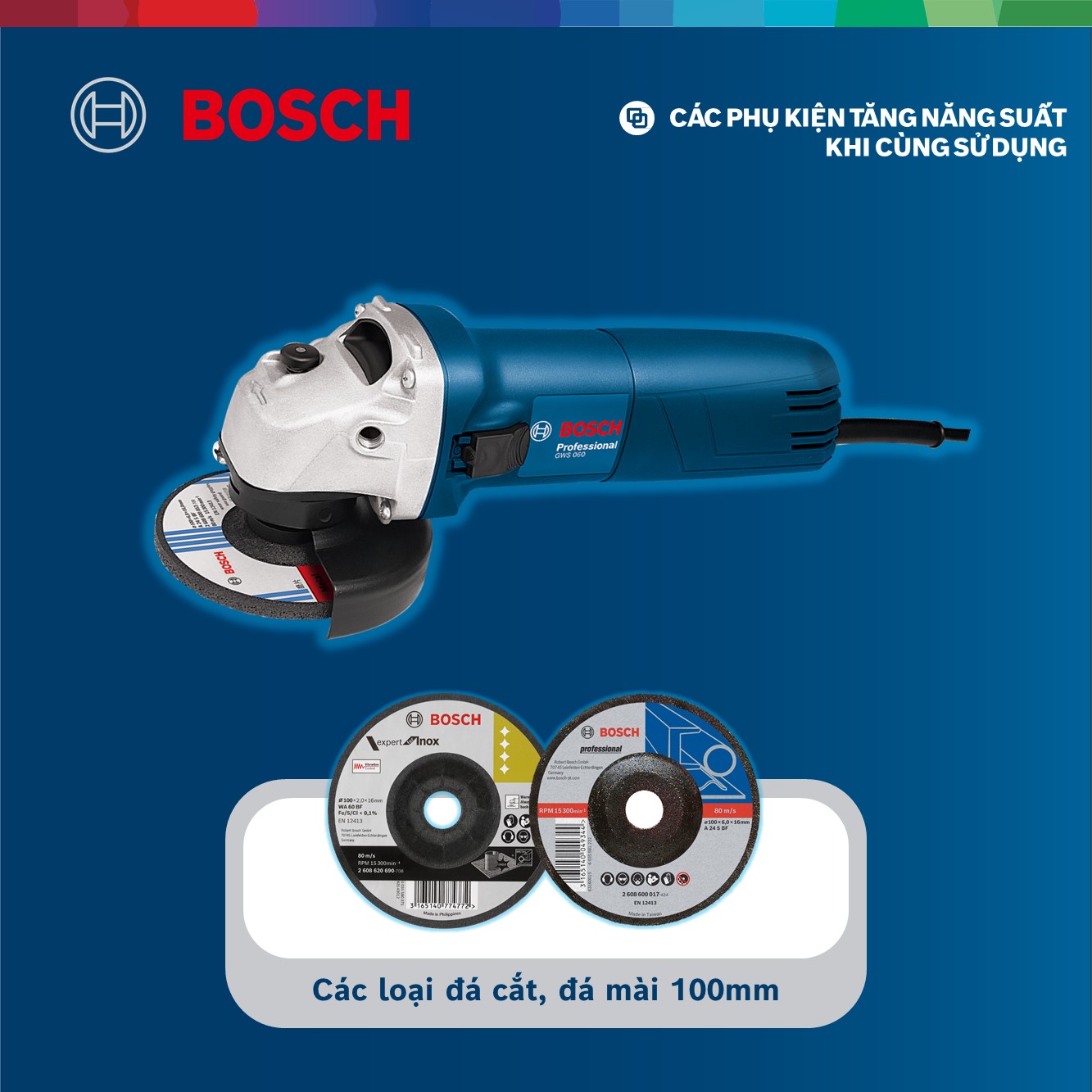 Máy Mài Góc Bosch GWS 060 670W - 06013756K0
