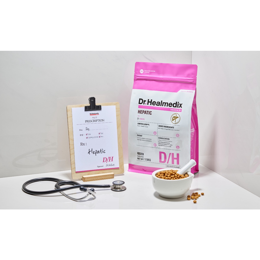 Thức ăn hạt phòng và hỗ trợ các vấn đề về gan cho chó Dr.Healmedix Hepatic