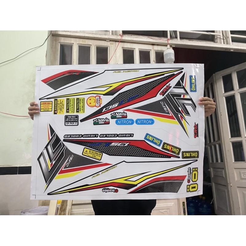 Tem rời dành cho xe exciter 2011 Lc trắng đỏ