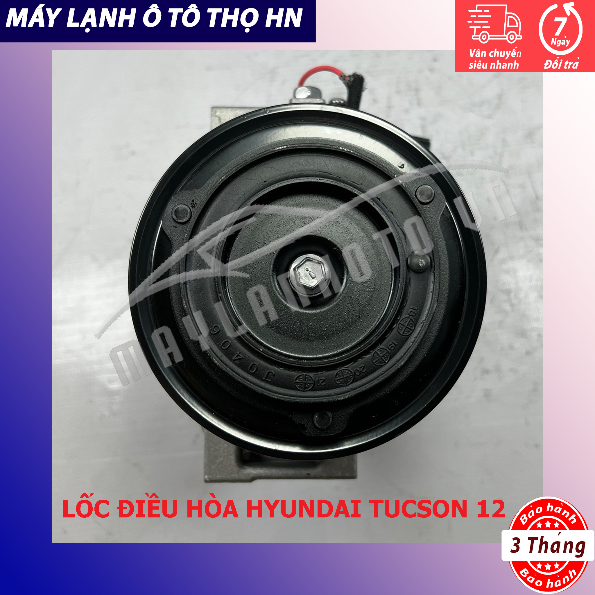 Lốc điều hòa HYD Tucson IX-Kia Sportage 2008 2009 2010 2011 2012 3 chân Hàn Quốc 08 09 10 11 12 97701-2S000