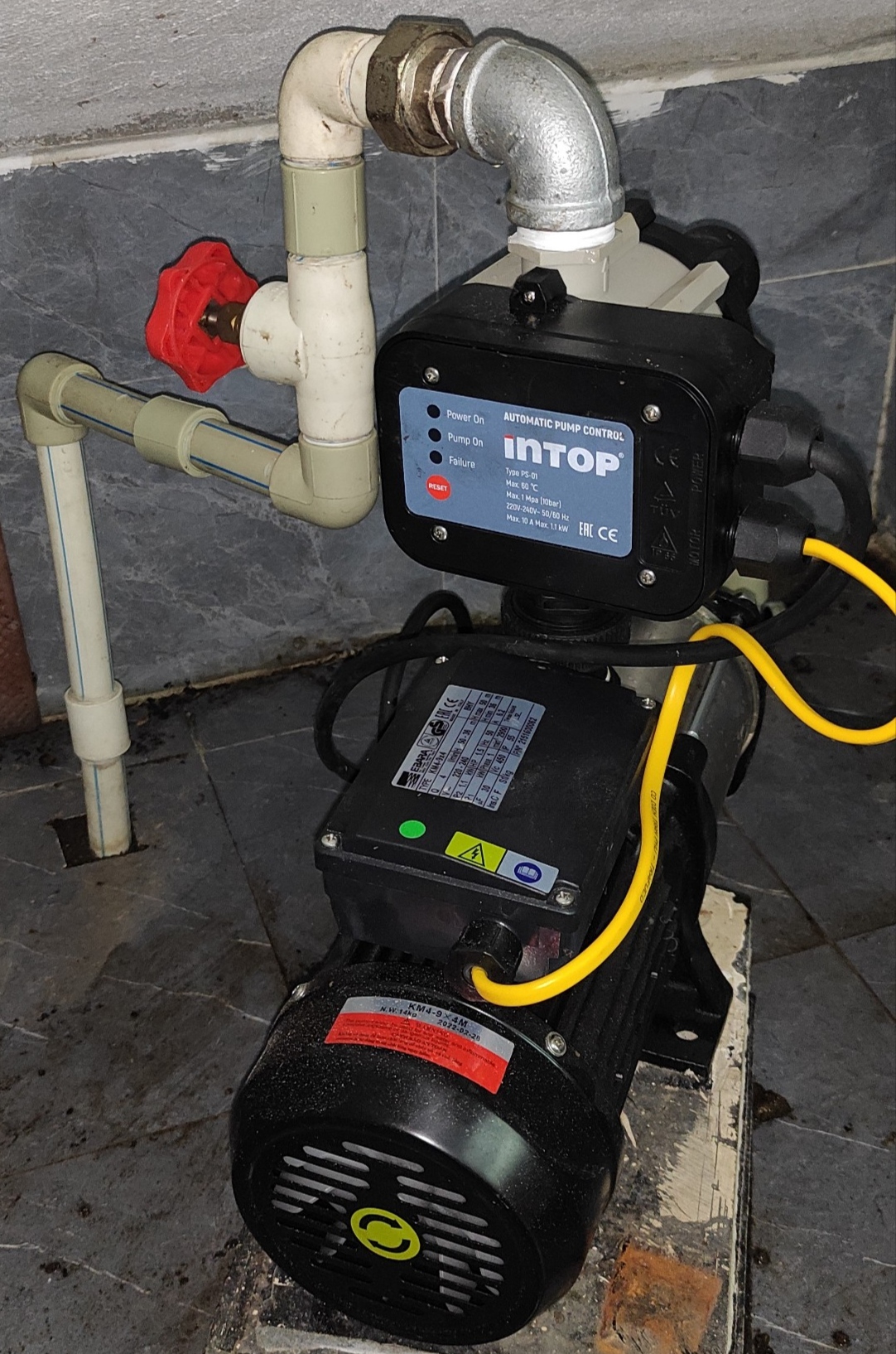 Rơ Le Điện tử Tự Động Tăng áp cho máy bơm nước hàng chính hãng INTOP PS - 01
