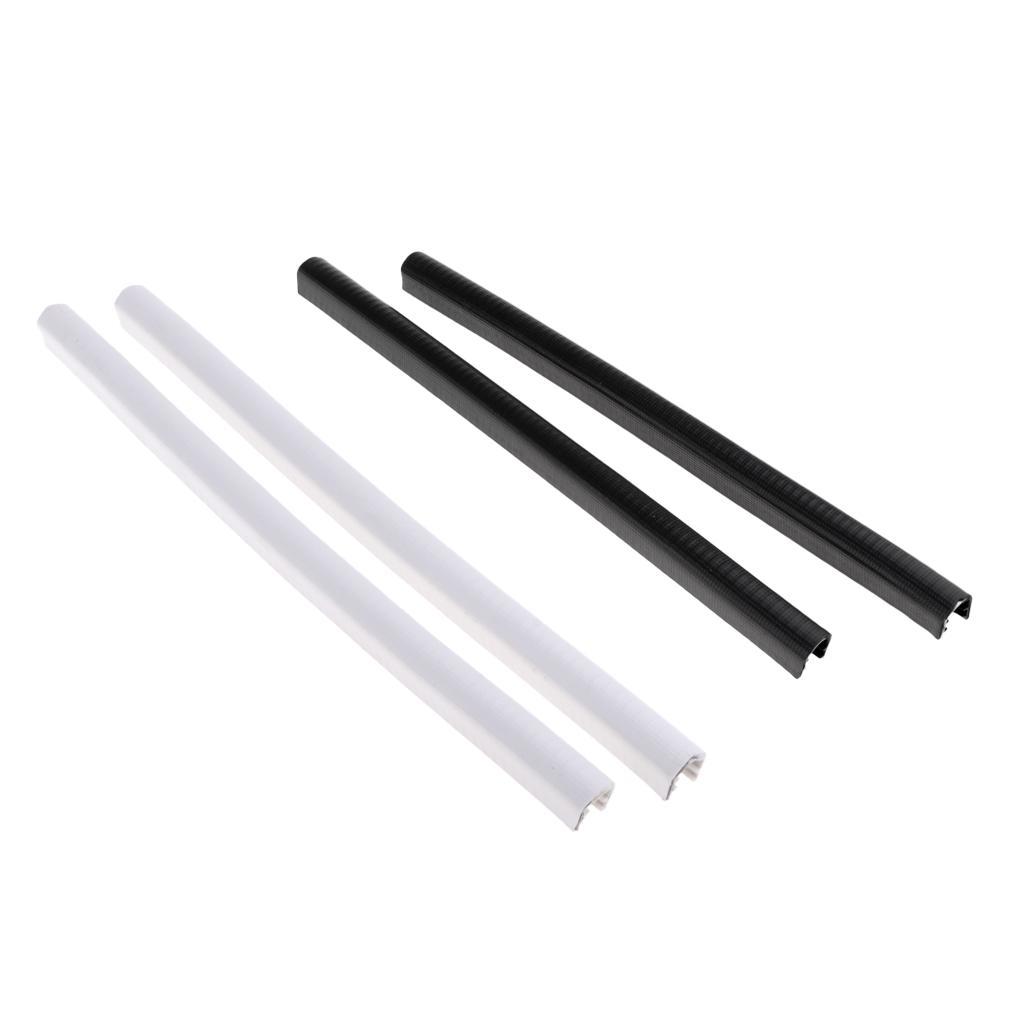 2Pcs Skateboard Longboard Nose Guard Tail Guard Edge Protection Rubber Strip