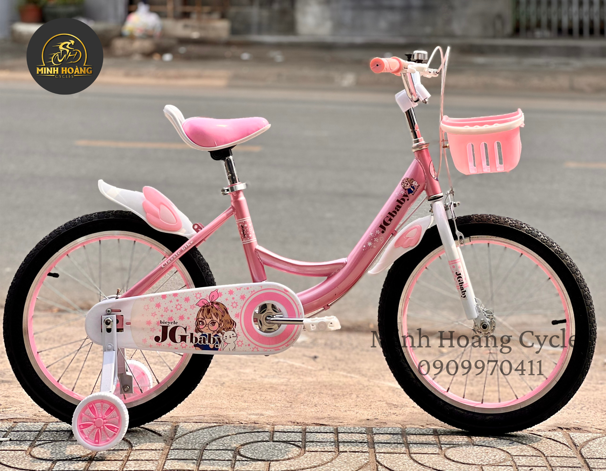 XE ĐẠP BÉ GÁI 18IN - JGBABY