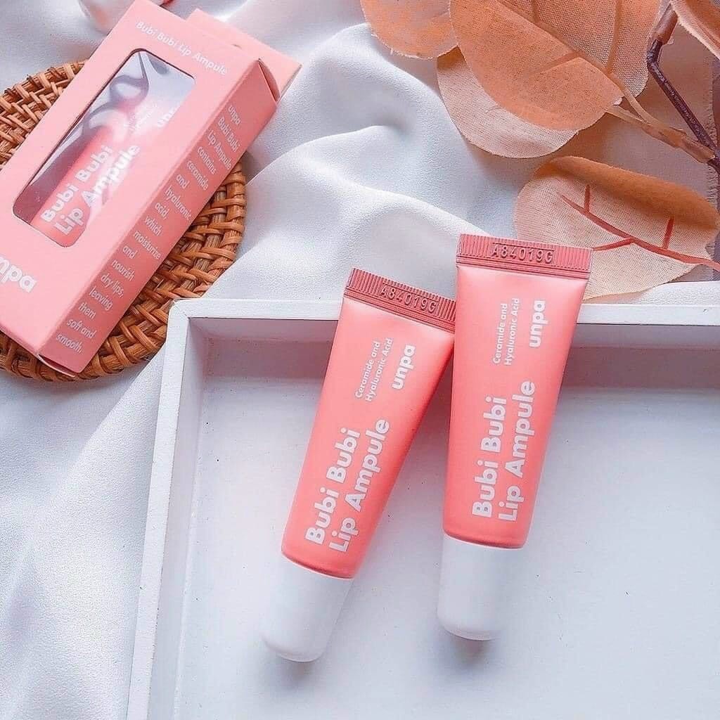 Son Dưỡng Môi Dưỡng Ẩm Căng Mọng Unpa Bubi Bubi Lip Ampule 10g