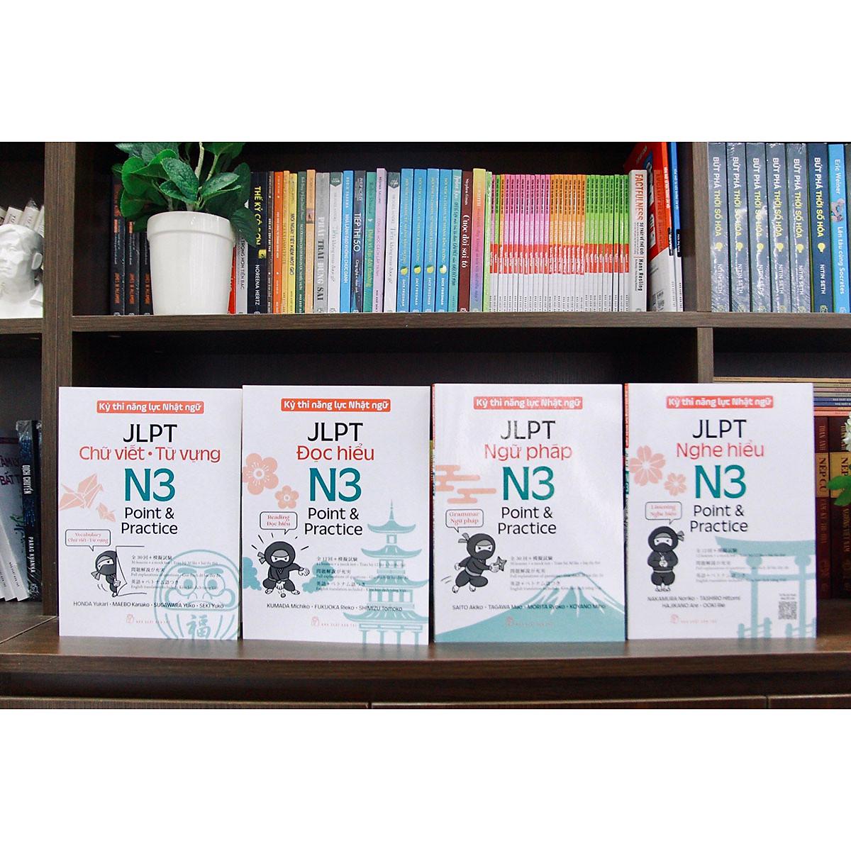 Kỳ thi năng lực Nhật ngữ: Point &amp; Practice N3 - Chữ viết Từ vựng (NXB Trẻ)