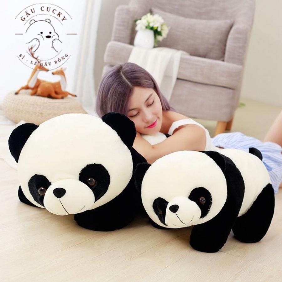 GẤU BÔNG GẤU TRÚC PANDA SIÊU DỄ THƯƠNG 60CM