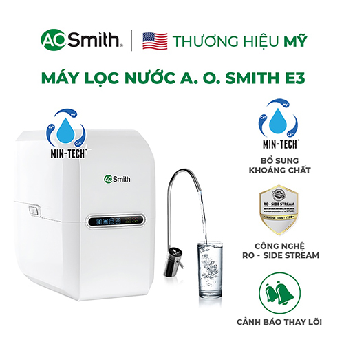 Máy Lọc Nước A. O. Smith E3 5 Lõi - Hàng chính hãng