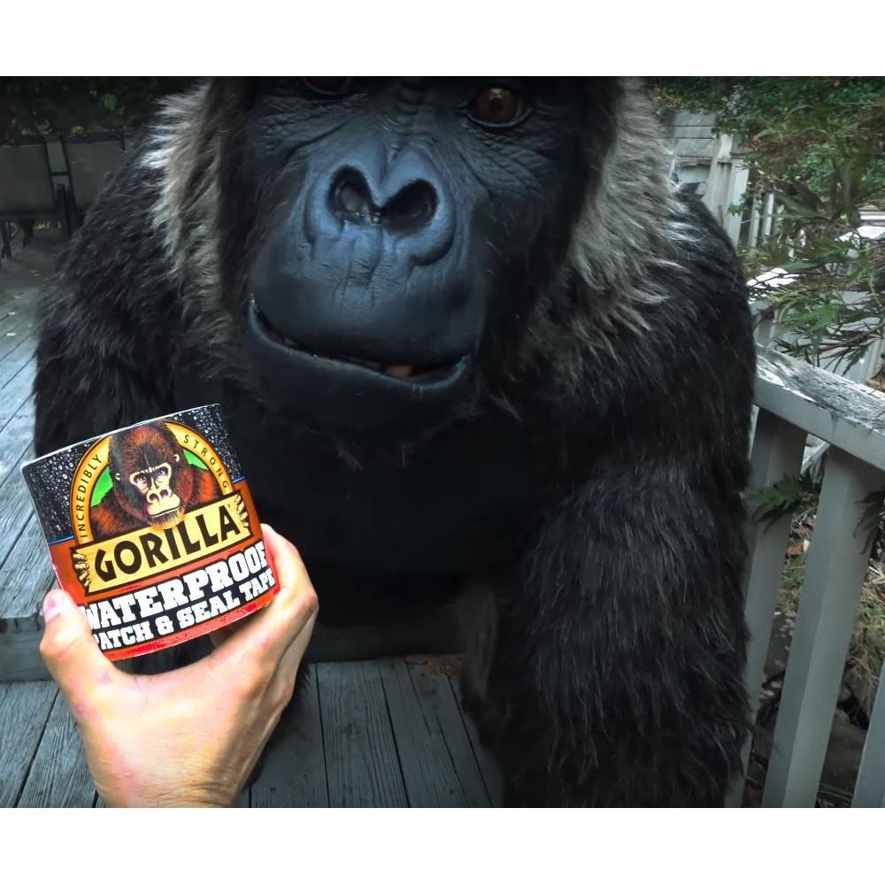 Miếng Dán Và Băng Keo Chống Thấm Ngay Lập Tức, Băng Keo Gorilla Waterproof Patch &amp; Seal Tape BLACK 10.16cm x 3.04m