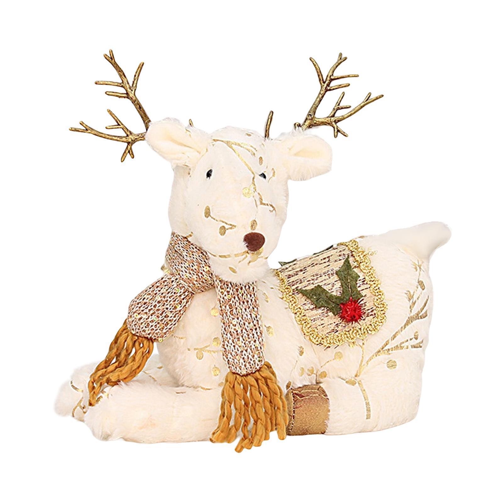 Elk Ornament Hotel Shopping Mall Window Party Decor Collectibles