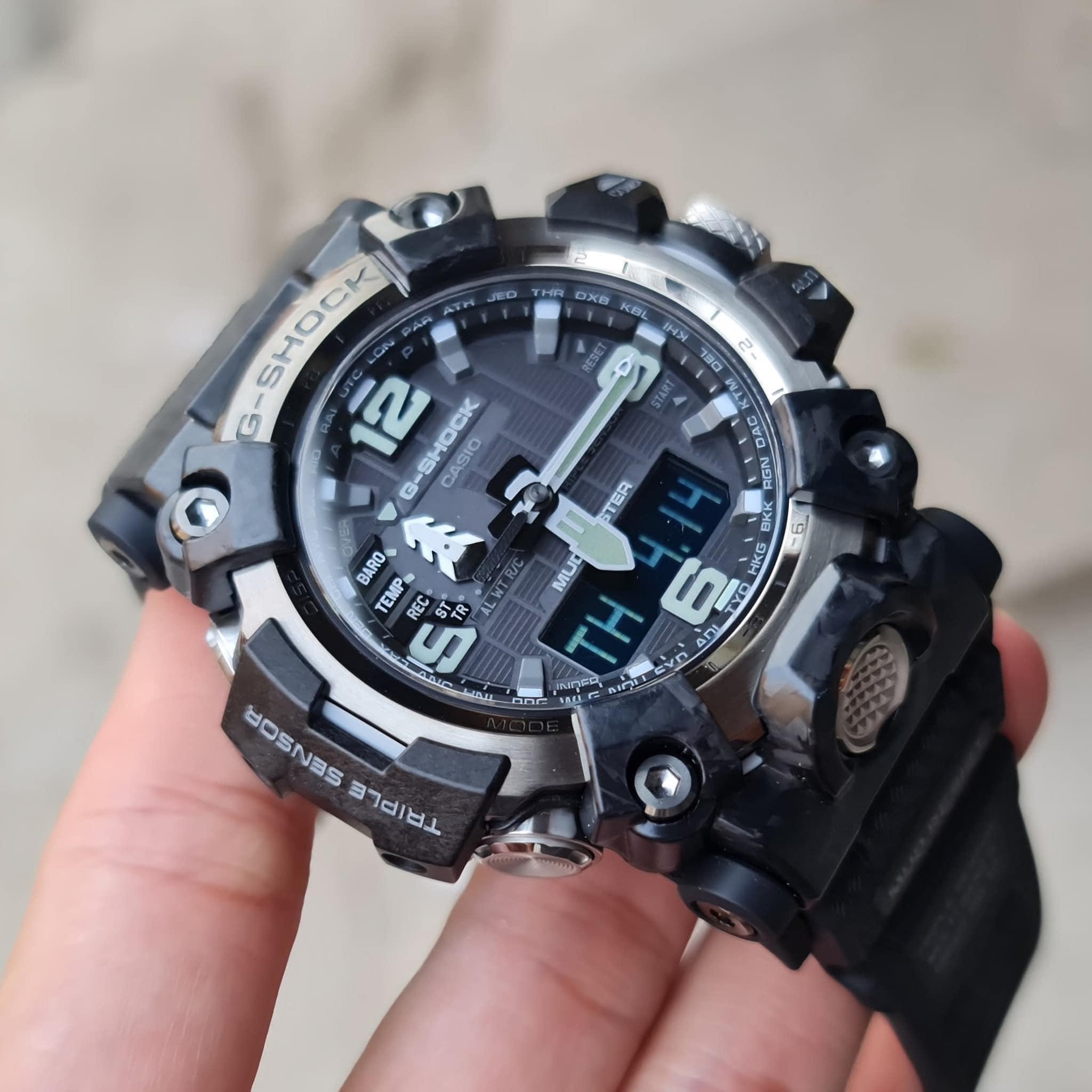 Đồng Hồ Nam Dây Nhựa Casio G-Shock GWG-2000-1A1 Năng Lượng Mặt Trời | Kính Sapphire | GWG-2000-1A