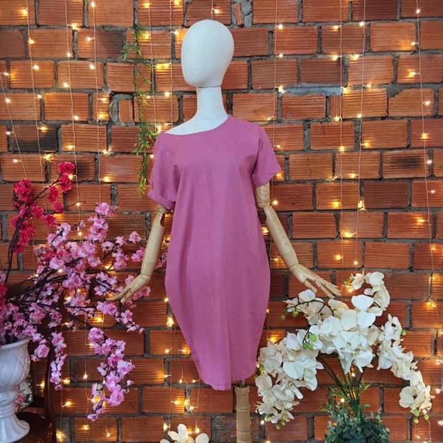 Váy suông Linen trơn