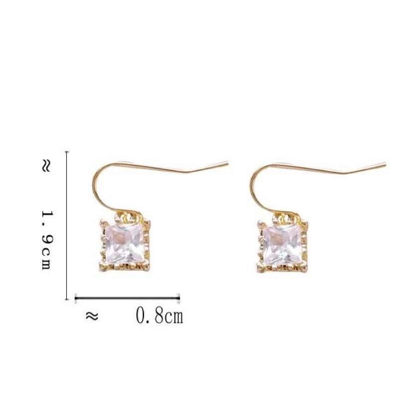 ️ KHUYÊN TAI LẤP LÁNH ️ silver S925 - Không dị ứng da - Không gỉ và siêu bền màu