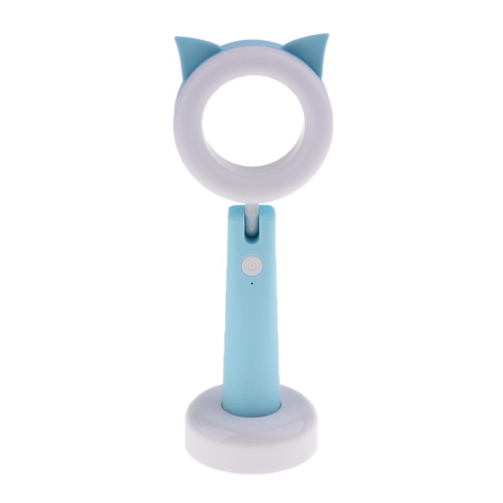 LED Animal Desk Lamp, Eye Care Table Lamps, Lovely Bear Dimmable Reading Light for Desk, USB Charging, Adjustable Angle, 3 Color and 3 Brightness Levels, 1H Timer Nightlight for Bedroom Kids Xmas Gift