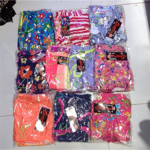 Bộ bơi rời bé gái