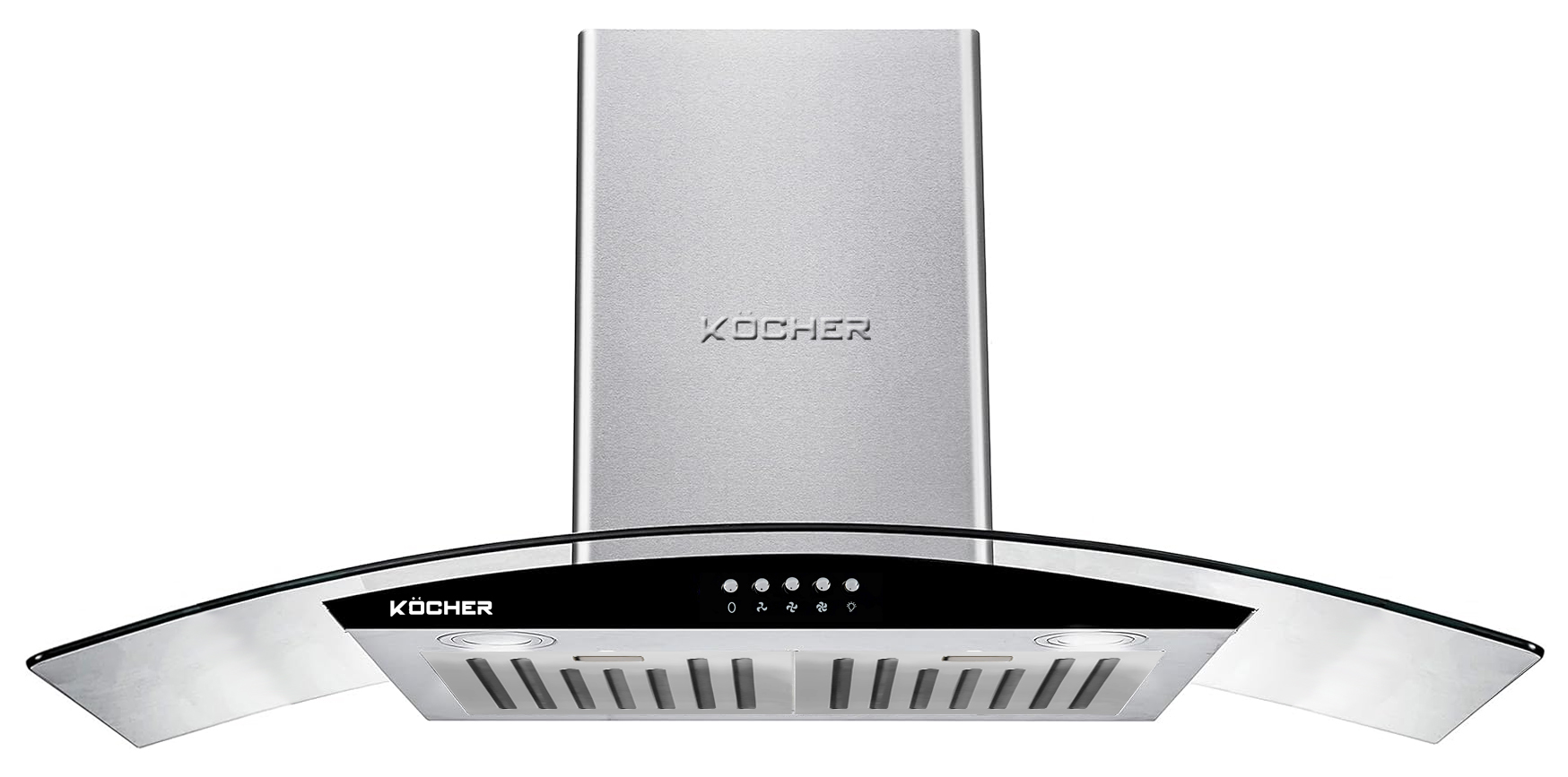 Máy Hút Mùi Kính Cong Kocher K-8872I (90CM) - Hàng Chính Hãng