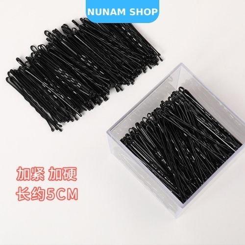 Set 20 kẹp tóc tăm đen loại xịn tạo kiểu tóc chắc chắn cho nữ Nunam Shop