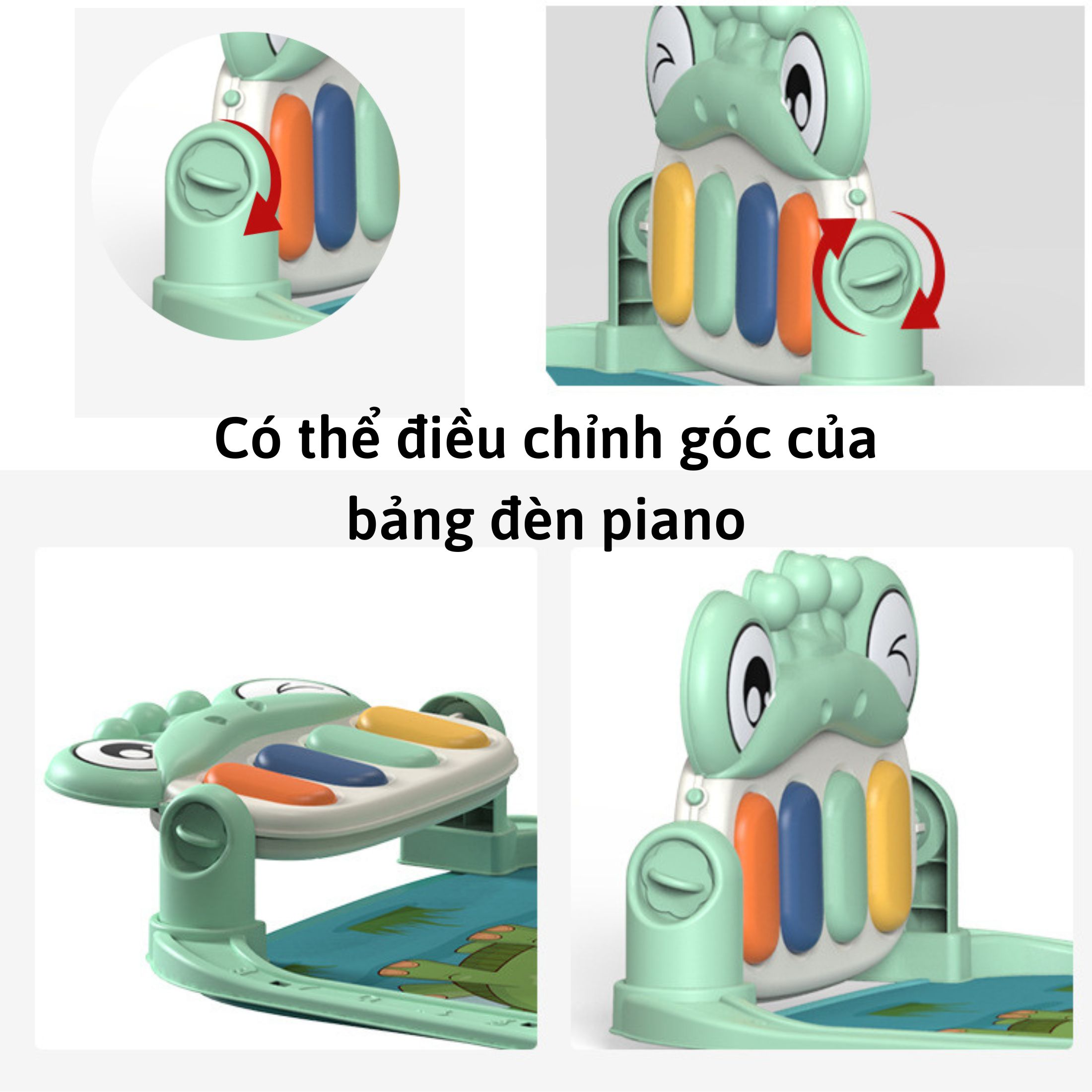 Thảm Nhạc Cho Bé Sơ Sinh Nằm Chơi Piano Gym Little Baby Đồ Chơi Cho Bé Sơ Sinh Vận Động 4 Giác Quan Thông Minh Hình Thú Đáng Yêu Thảm Chơi Cho Bé Kết Hợp Vận Động Có Cảm Biến Âm Nhạc